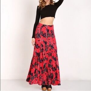 Free people maxi skirt .. size 8